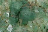 Green Fluorescent Cubic Fluorite Crystals - Madagascar #361317-3